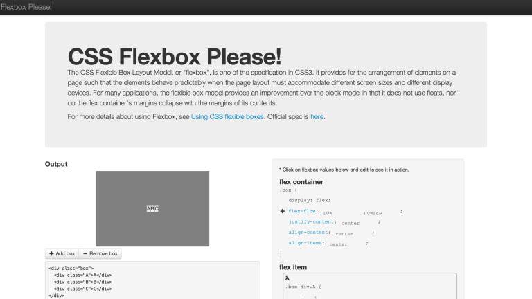 Flexbox Pleas…
